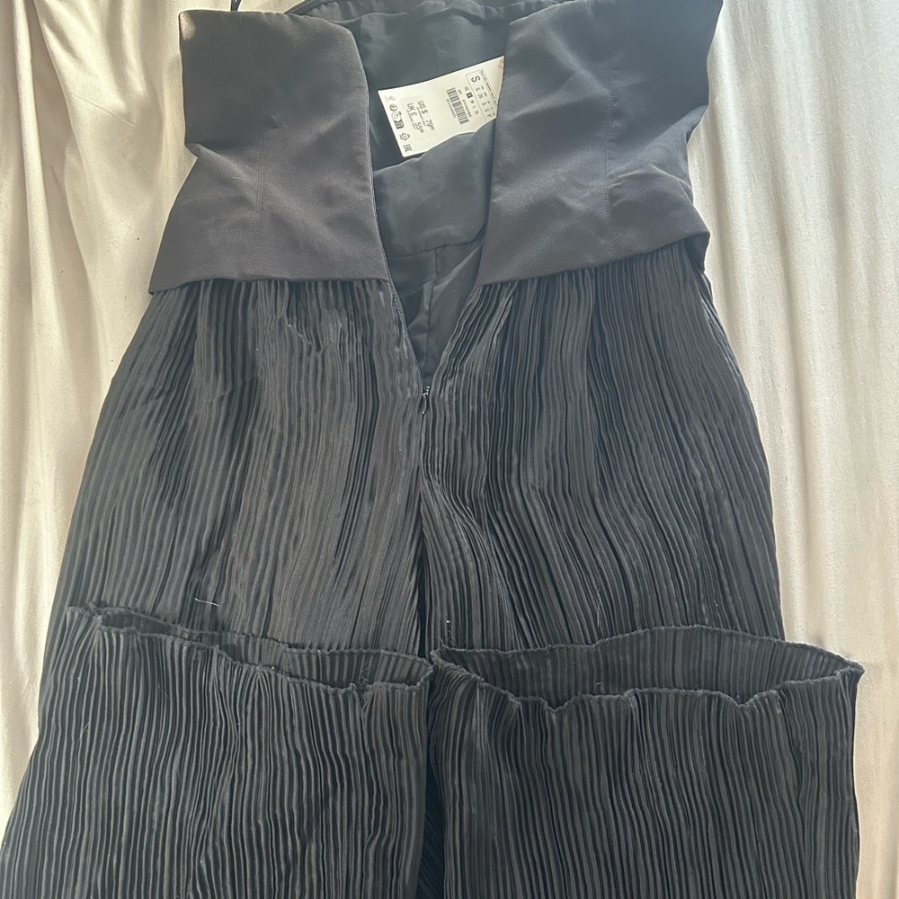 Elegant Black Pleated Zara Jumpsuit